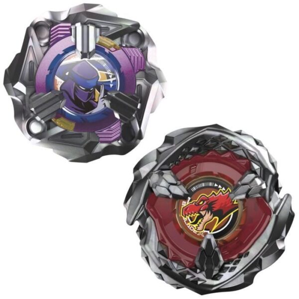 Beyblade X Dual Pack Beat Tyranno 4-70Q et Knife Shinobi 4-80HN