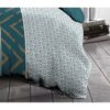 Parure de couette microfibre Ethno - 1 housse de couette 240x260 cm + 2 taies d'oreiller 63x63 cm - Bleu Canard - HOME LINGE – Image 2