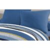 Parure de couette microfibre HOME PASSION STANIS - 1 housse de couette 240 x 260 cm + 2 taies d'oreiller 63 x 63 cm - Bleu – Image 4