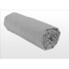 Drap housse - HOME LINGE PASSION - HP71765 - 140 x 190 cm + 30 cm bonnet - Microfibre - 82 g - Gris clair – Image 4