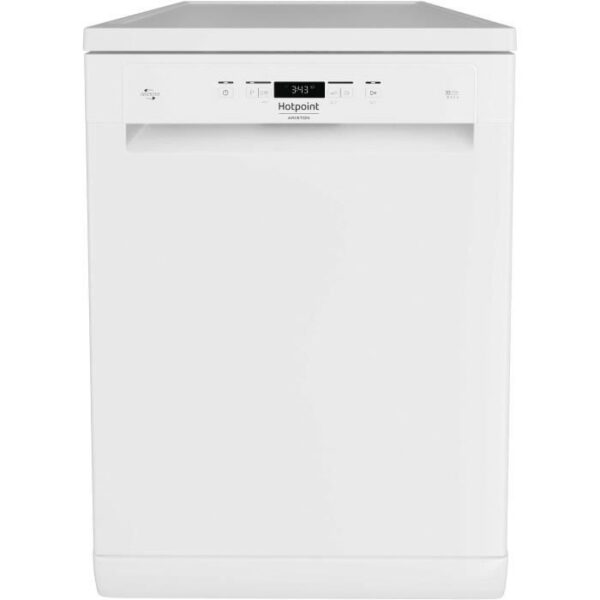 Lave-vaisselle pose libre HOTPOINT H4FD641A - 14 couverts - L60cm - 41 dB - Blanc