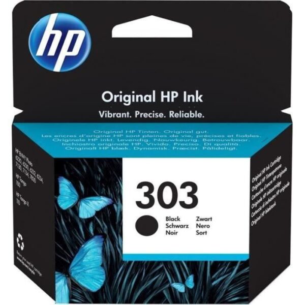 HP 303 Cartouche d'encre noire authentique (T6N02AE) pour HP Envy Photo 6220/6230/7130