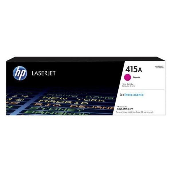 Cartouche de toner magenta HP 415A authentique pour HP Color LaserJet Pro M454 et MFP M479 - Laser - 2100 Pages