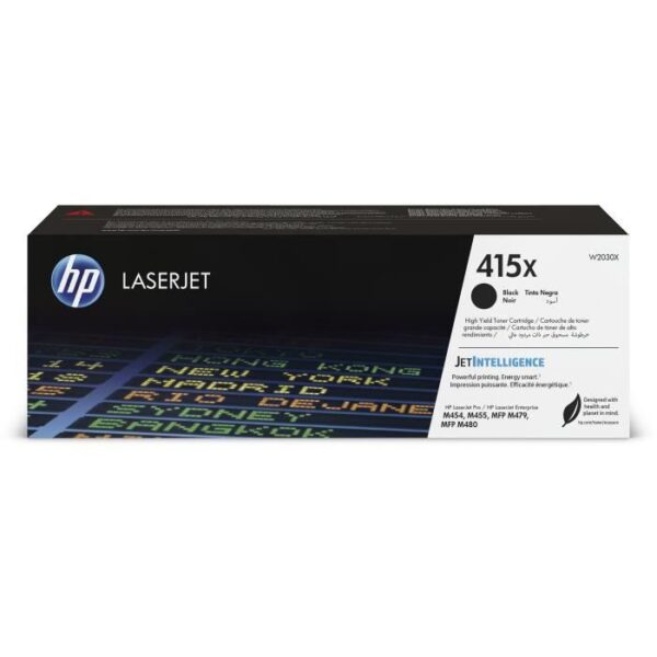 Cartouche de Toner HP 415X Noir grande capacité Authentique (W2030X)