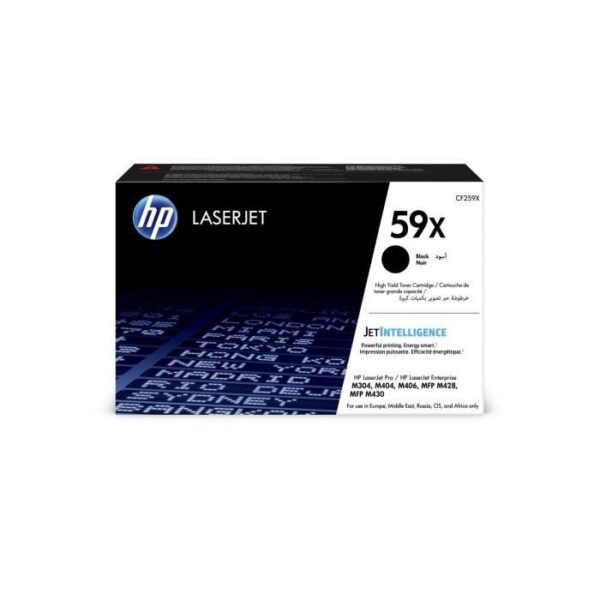 Cartouche de toner noir HP 59X grande capacité authentique (CF259X) pour LaserJet Pro M304/M404/MFP M428