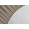 LOVELY HOME Drap Housse 100% coton 90x190x25 cm beige – Image 2