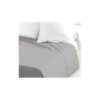 LOVELY HOME Drap Plat 100% coton 240x300 cm gris clair – Image 2