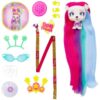 Mini poupée VIP Pets IMC TOYS - Bow Power - Gwen - Cheveux extra longs - Accessoires colorés – Image 2