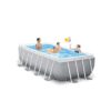 Kit Piscine hors sol tubulaire INTEX - Pris Frame - 400 x 200 x 107 cm - Rectangulaire (Livrée avec pompe et échelle) - 26790NP – Image 2