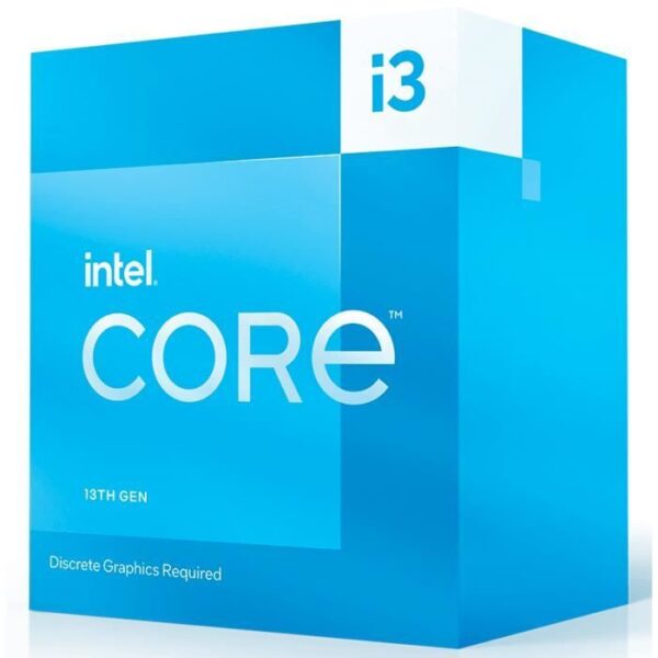 Processeur Intel Core i3-13100F - INTEL - 3.4 GHz / 4.5 GHz - 4 coeurs - 12 Mo de cache