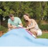 INTEX - Kit piscine metal frame rose ronde - tubulaire - Ø x h : 2,44 x 0,76 m – Image 6