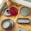 TEFAL Delibake Moule a saravin a charniere 25 cm, Acier carbone, Démoulage facile, Rouge J1642614 – Image 5