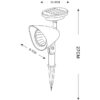 Spot solaire en plastique - 3 LED - Noir - GALIX – Image 4