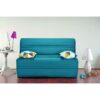 Joe Banquette BZ GEOMETRICO - Tissu turquoise - L 143 x P 101 x H 95 cm – Image 2