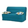 Joe Banquette BZ GEOMETRICO - Tissu turquoise - L 143 x P 101 x H 95 cm – Image 3