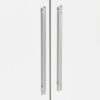 Armoire 4 portes battantes + 6 tiroirs - Chene et blanc - L 206 x P 60 x H 200 cm - JUPITER – Image 5