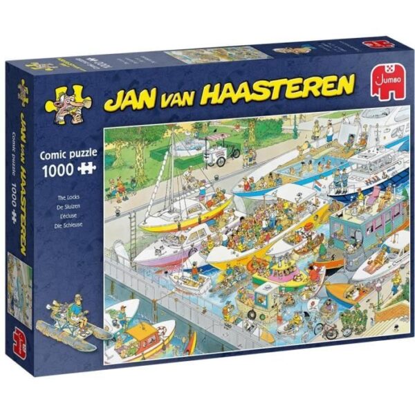 Puzzle - JUMBO - La galerie des curiosités 3000 pcs - Puzzles Jan Van Haasteren