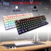 Clavier Gamer - The G-Lab - KEYZ MERCURY TKL - Mécanique (Switch Rouge) - Rainbow - Blanc – Image 2