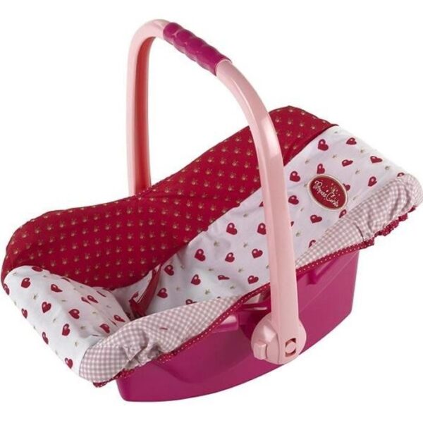 Porte-poupée rigide Princess Coralie - KLEIN - Pour poupées de 35 a 45 cm - Poignée a 3 positions - Coloris Aléatoire Rose ou Bleu