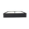 ECLIPSE Lit coffre adulte - Tissu gris foncé - Sommier inclus - l 140 x L 190 cm – Image 5