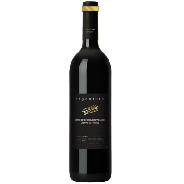 Signature Latour de France 2021 Côtes du Roussillon Villages - Vin rouge de Languedoc