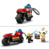 LEGO 60410 City La Moto d'Intervention Rapide des Pompiers, Jouet de Véhicule avec 2 Minifigurines incl. Pompiere – Image 3