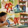 LEGO 71808 NINJAGO Le Robot Élémentaire du Feu de Kai, Jouet Ninja avec Figurine Personnalisable Plus Minifigurines Kai et Zane – Image 5