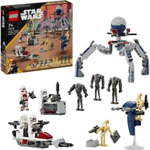 LEGO 75372 Star Wars Pack de Combat des Clone Troopers et Droides de Combat