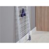 Séchoir a linge sur pied - LEIFHEIT - Classic 250 Flex - 81409 -Ouverture / Fermeture facile - Filet linge - 25 m - Blanc – Image 4