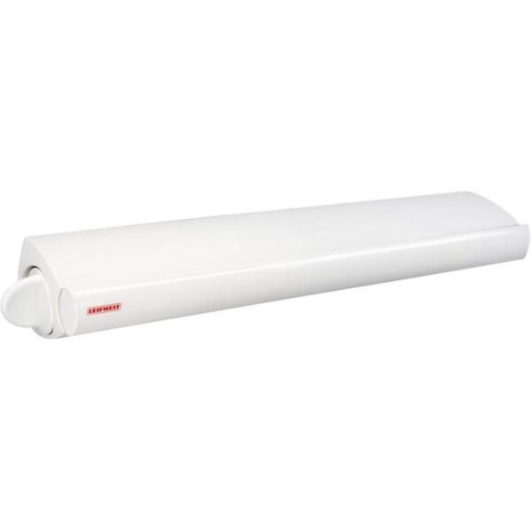 LEIFHEIT 83040 Séchoir enrouleur mural Rollfix 210 Longline - Etendoir a linge 5 fils - 21 m - Séchoir mural intérieur et extérieur