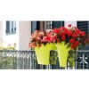 ARTEVASI Jardiniere pour balcon Capri - 30 x 60 x H 30 cm - 26,8 L - Gris anthracite – Image 4
