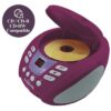 Lecteur CD Bluetooth La Reine des Neiges avec Effets Lumineux - LEXIBOOK - Transportable - Karaoké - Bleu – Image 5