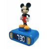 Réveil digital avec veilleuse lumineuse Mickey en 3D et effets sonores – Image 2