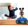 Réveil digital avec veilleuse lumineuse Mickey en 3D et effets sonores – Image 4