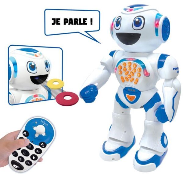 POWERMAN STAR Robot Interactif pour Jouer et Apprendre avec contrôle gestuel et télécommande (Français)