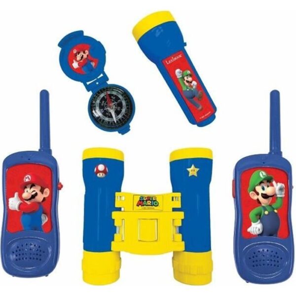 Lexibook - Kit d'aventurier Super Mario - Talkie-Walkies