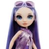 Rainbow High Swim & Style - Poupée mannequin ariculée 27 cm - Violet (Violet) - Maillot de bain + Paréo - a partir de 4 ans – Image 3