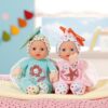 Baby Born - 2 Poupées chiffons Anges - 18cm - Peut se fixer - Hochet intégré - Tout doux - A partir de 0 mois – Image 3