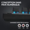 Clavier gamer - Sans fil - Logitech G - G Pro X TKL Lightspeed - Retroeclaire - AZERTY - Noir – Image 4