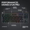 Clavier gamer - Sans fil - Logitech G - G Pro X TKL Lightspeed - Retroeclaire - AZERTY - Noir – Image 5