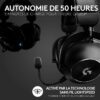 Casque gamer - Sans fil - Logitech G - Pro X 2 - Avec micro - Noir – Image 3