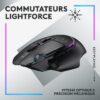 Souris gamer - Sans fil - Logitech G - G502 X Plus - Noir – Image 2
