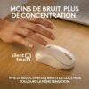 Souris - Sans fil - Logitech - M240 - Blanc – Image 3