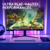 Clavier gamer - Sans fil - Logitech G  - G515 Lightspeed TKL - Switch GL Tactile - AZERTY - Blanc – Image 2