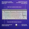 Clavier gamer - Sans fil - Logitech G  - G515 Lightspeed TKL - Switch GL Tactile - AZERTY - Blanc – Image 6