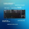 Clavier gamer - sans fil - Logitech G - G915 TKL X - Switch clicky  - AZERTY - Noir – Image 6