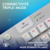 Clavier gamer - sans fil - Logitech G - G915 TKL X - Switch tactile  - AZERTY - Blanc – Image 5