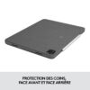 Clavier pour tablette Logitech COMBO TOUCH pour iPad Pro 12.9 new /5eme génération , Ipad Air 5eme génération – Image 3