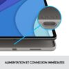 Clavier pour tablette Logitech COMBO TOUCH pour iPad Pro 12.9 new /5eme génération , Ipad Air 5eme génération – Image 6