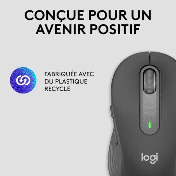 Souris - Sans fil - Logitech - M650 - Silencieuse - Graphite